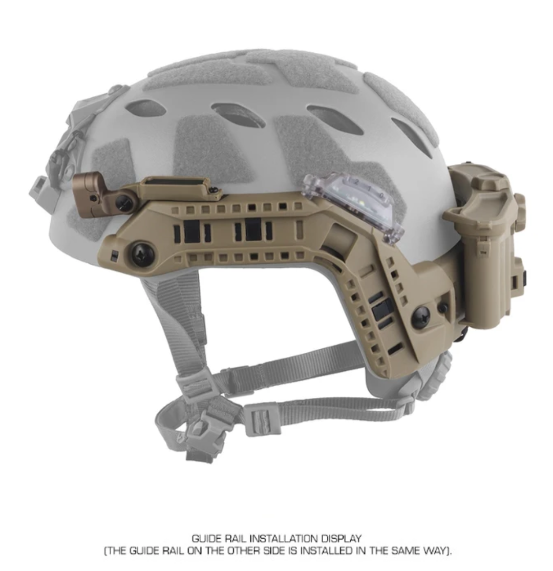 ARC Rail Tactical Lighting & Battery System | FAST Helmet Rail Upgrade