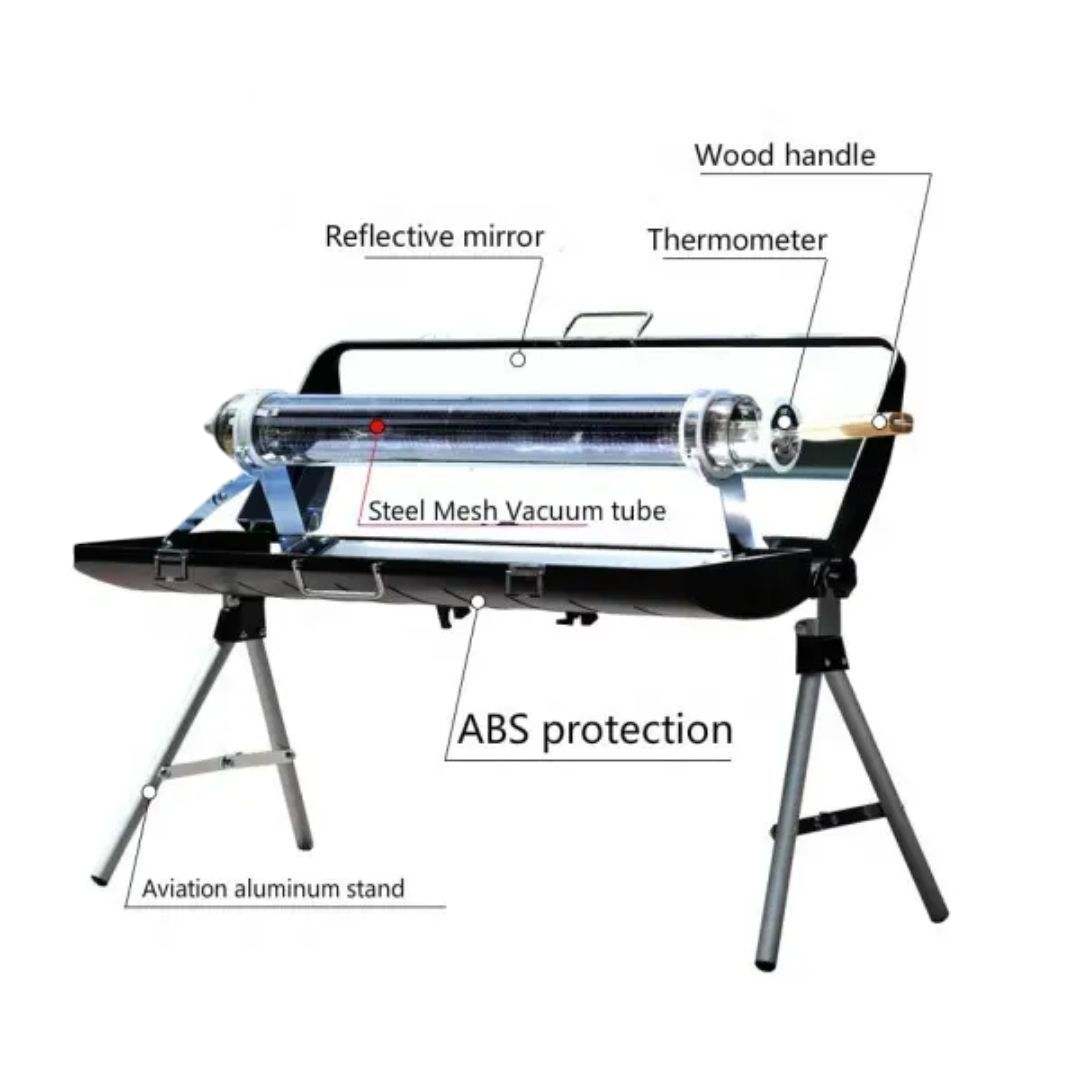 PrepPro Solar BBQ Grill – Cook With the Power of the Sun!