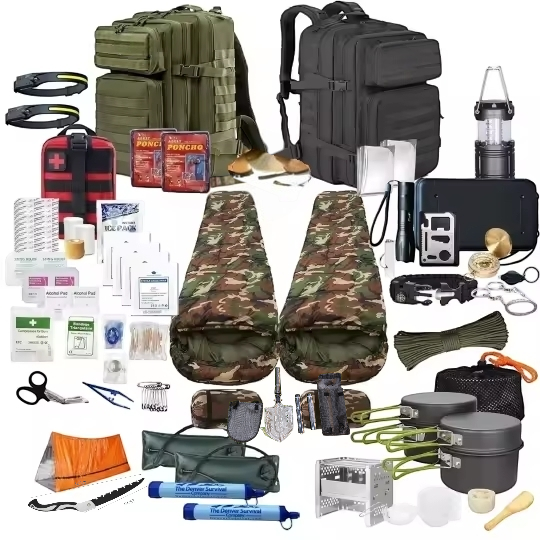 PrepPro Base Camp V2 Two-Person Ultimate Survival & Emergency Kit – 118 Pieces