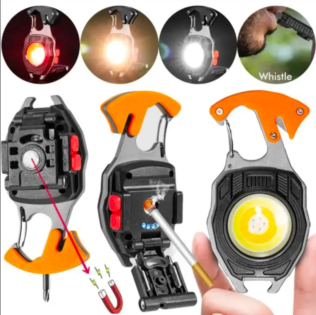 PrepPro 7-in-1 Survival Clip Light Tool