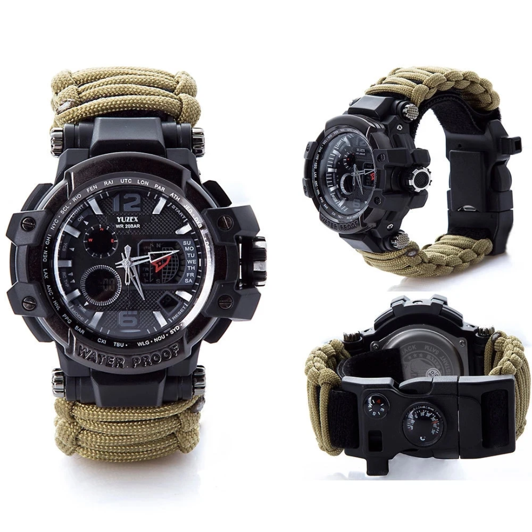 Tactical Survival Watch – Durable Outdoor Functions | PrepPro