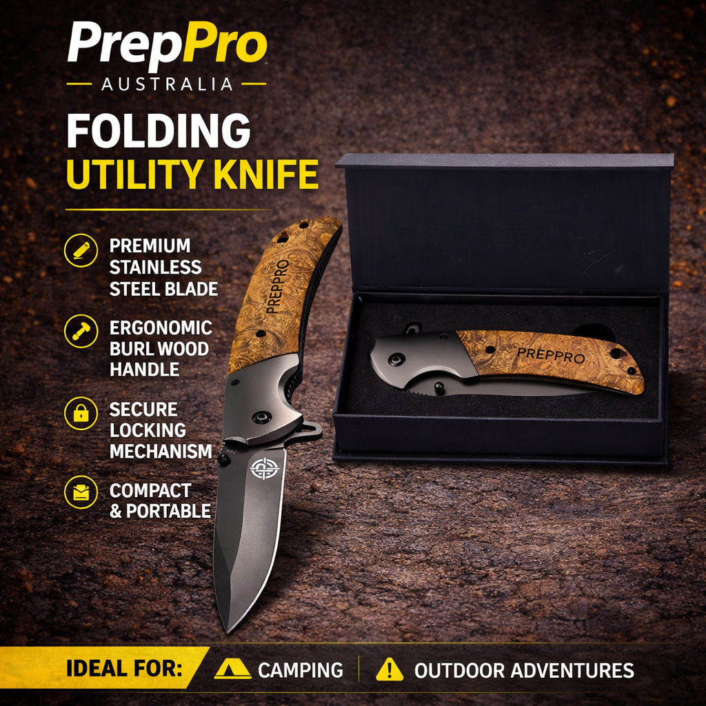 Timberline Folding Utility Knife – Rugged Precision | PrepPro