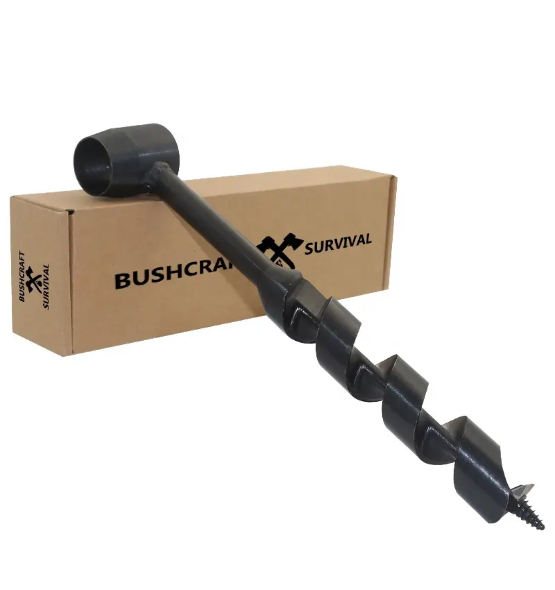 Bushcraft Hand Auger Drill Bit – Survival Shelter & Camp Tool