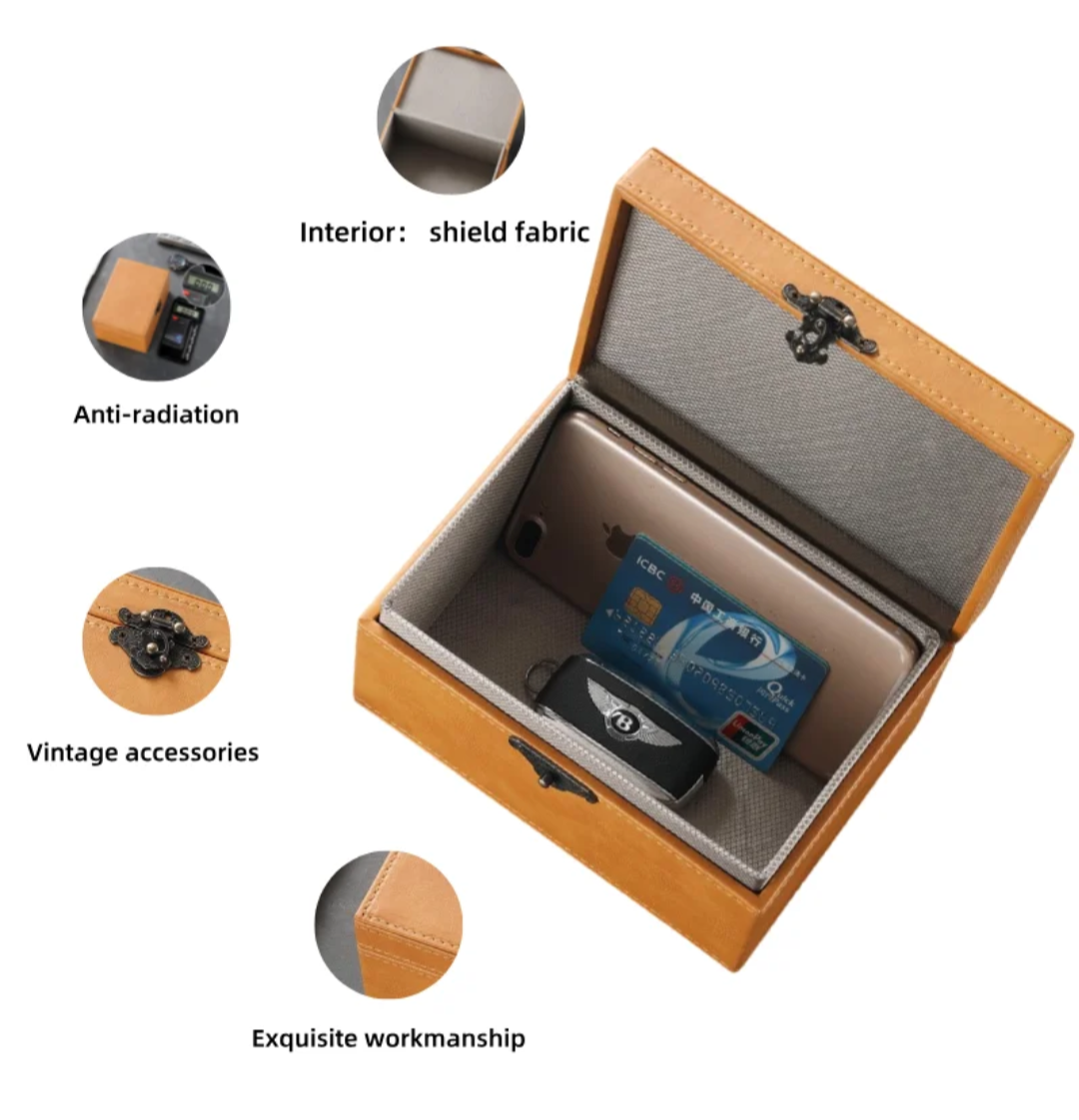 SignalVault Faraday Security Box – RFID & Key Fob Signal Blocking Storage
