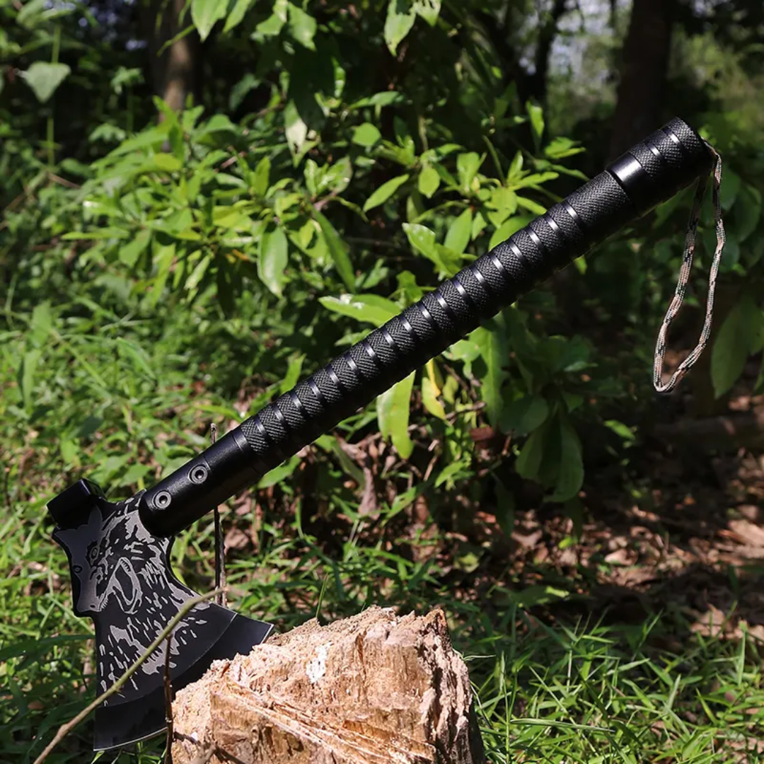 PrepPro Wolf Tactical Survival Axe – Built for the Wild, Engineered for Survival