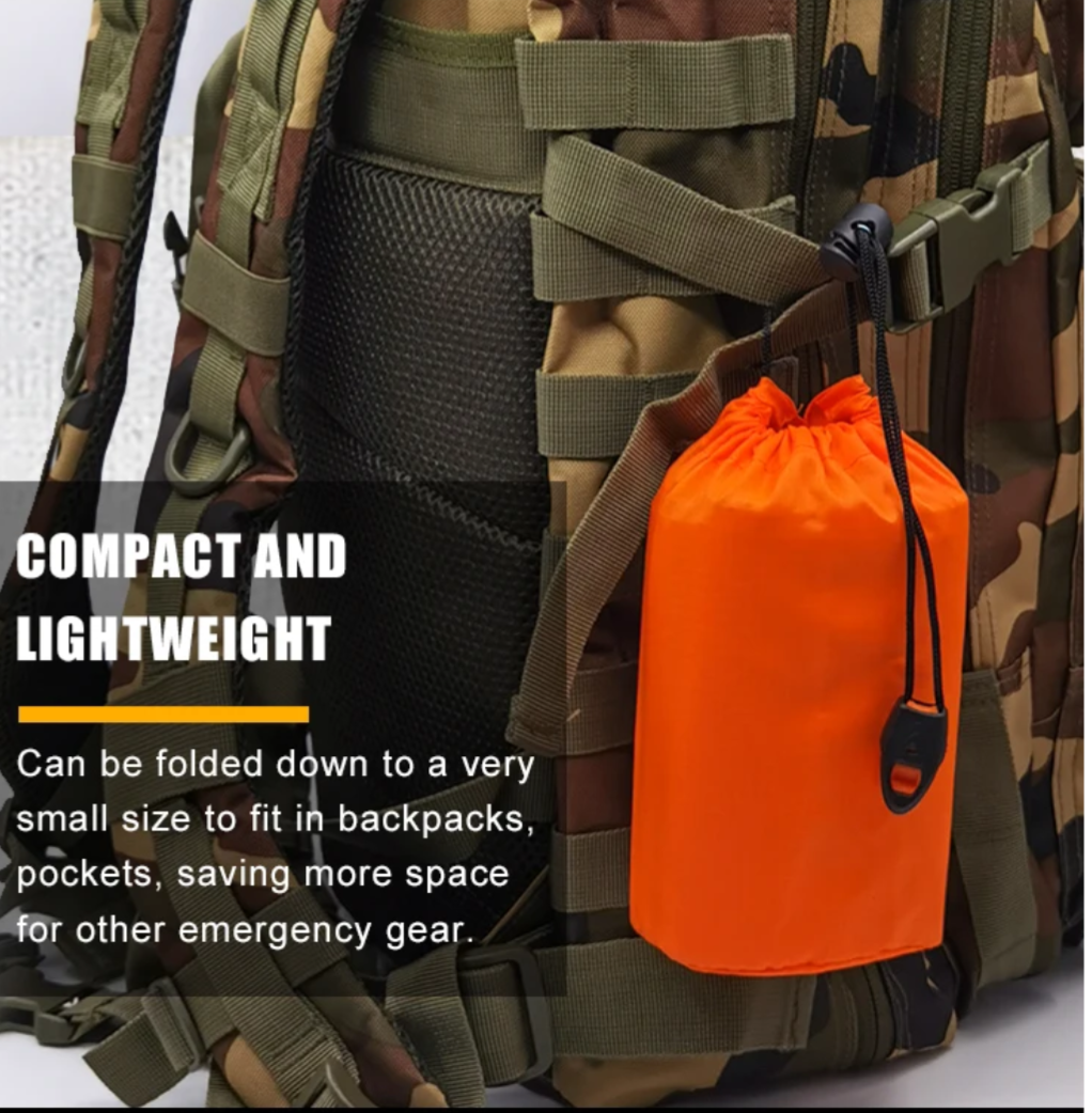 PrepPro Emergency Survival Tent – Stay Warm, Dry & Visible Anywhere