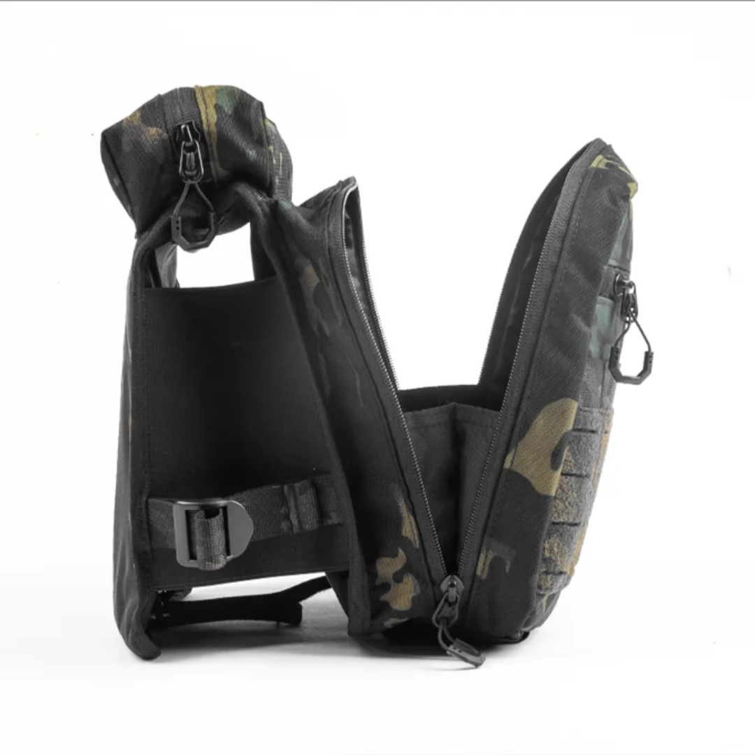 5-Piece Tactical Vehicle Storage Set – MOLLE Seat-Back, Headrest & Boot Organiser System