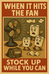 PrepPro 1940s-Style Vintage Tin Posters (30x40cm) - PrepPro Australia