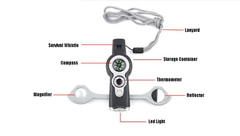 PrepPro 7-in-1 Survival Whistle – Light, Signal & Save - PrepPro Australia