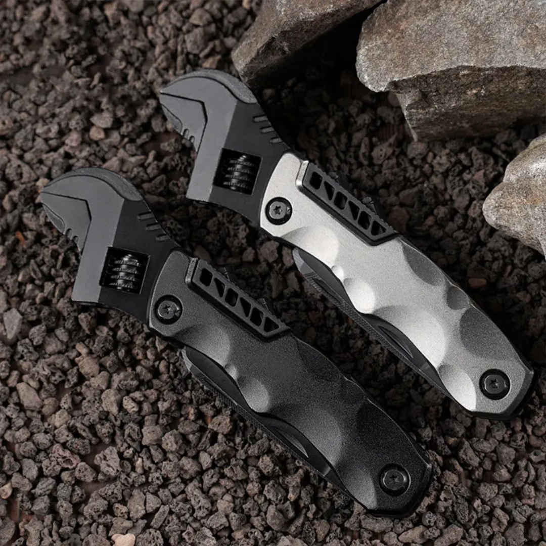 PrepPro Tactical Multi-Tool Wrench | Heavy-Duty 12-in-1 Survival Gear