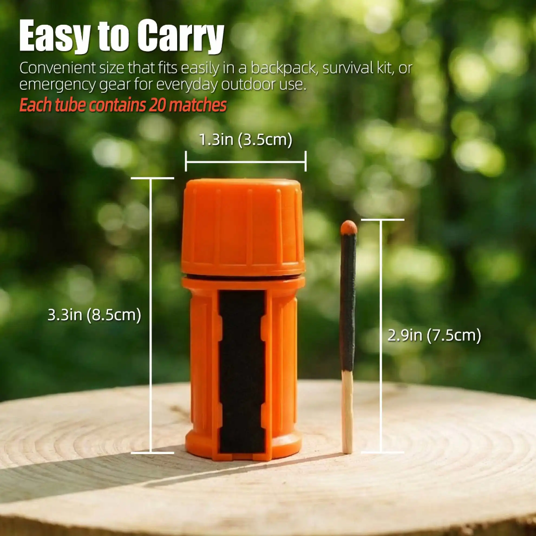 StormStrike Waterproof Survival Matches (12-Pack)
