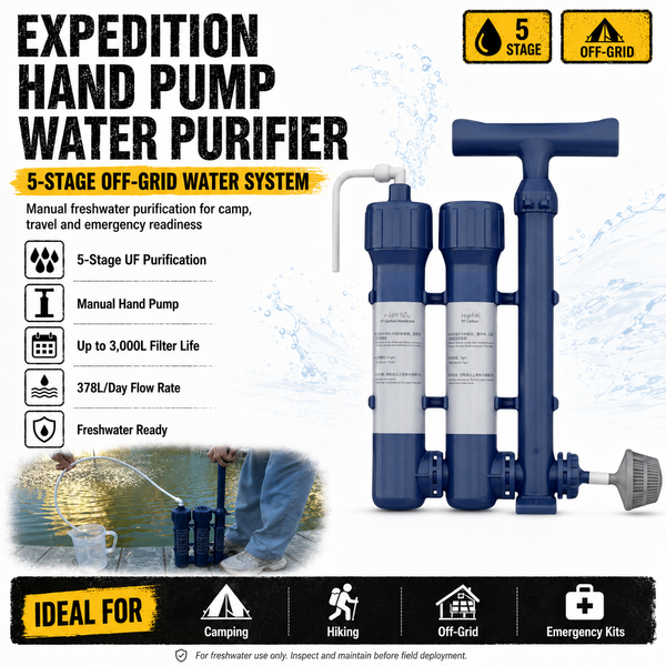 Expedition Hand Pump Water Purifier System