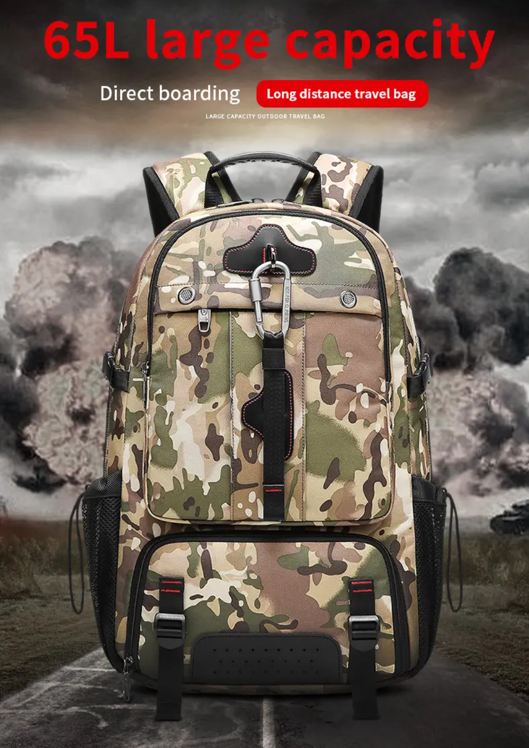 PrepPro 65L Elite Expandable Tactical Backpack - PrepPro Australia