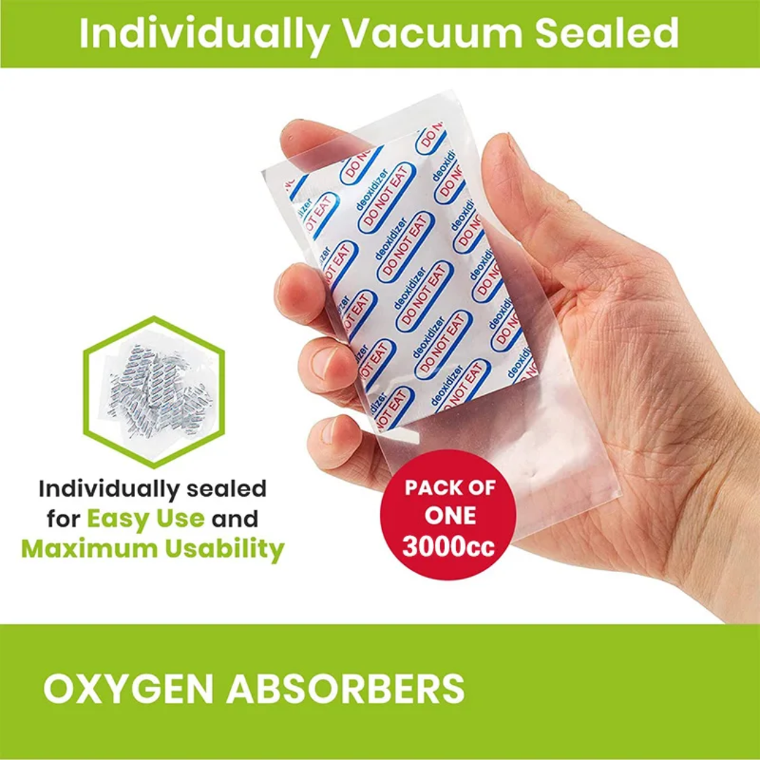 19L Mylar Food Storage Bag set with Oxygen Absorbers | PrepPro Australia