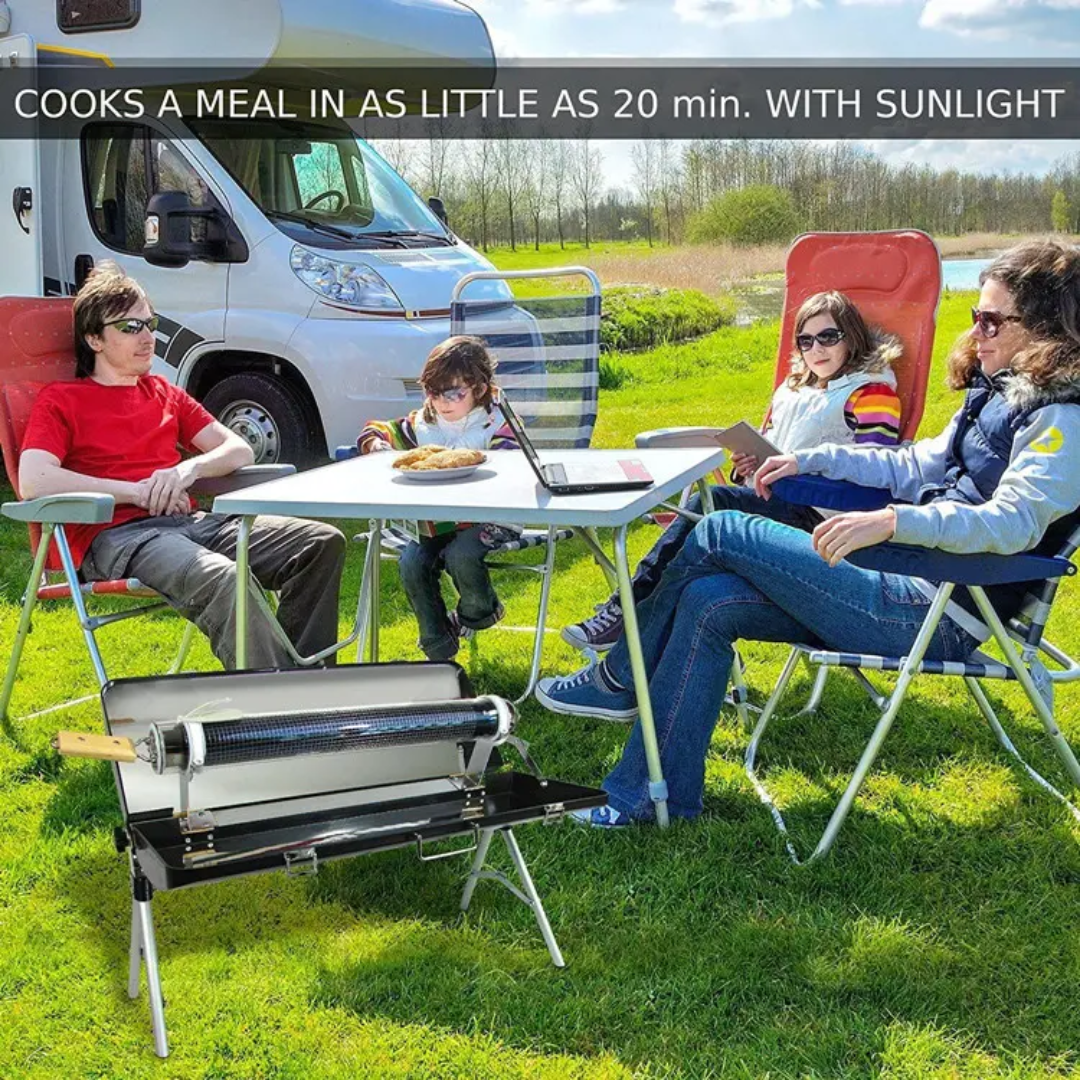 PrepPro Solar BBQ Grill – Cook With the Power of the Sun!
