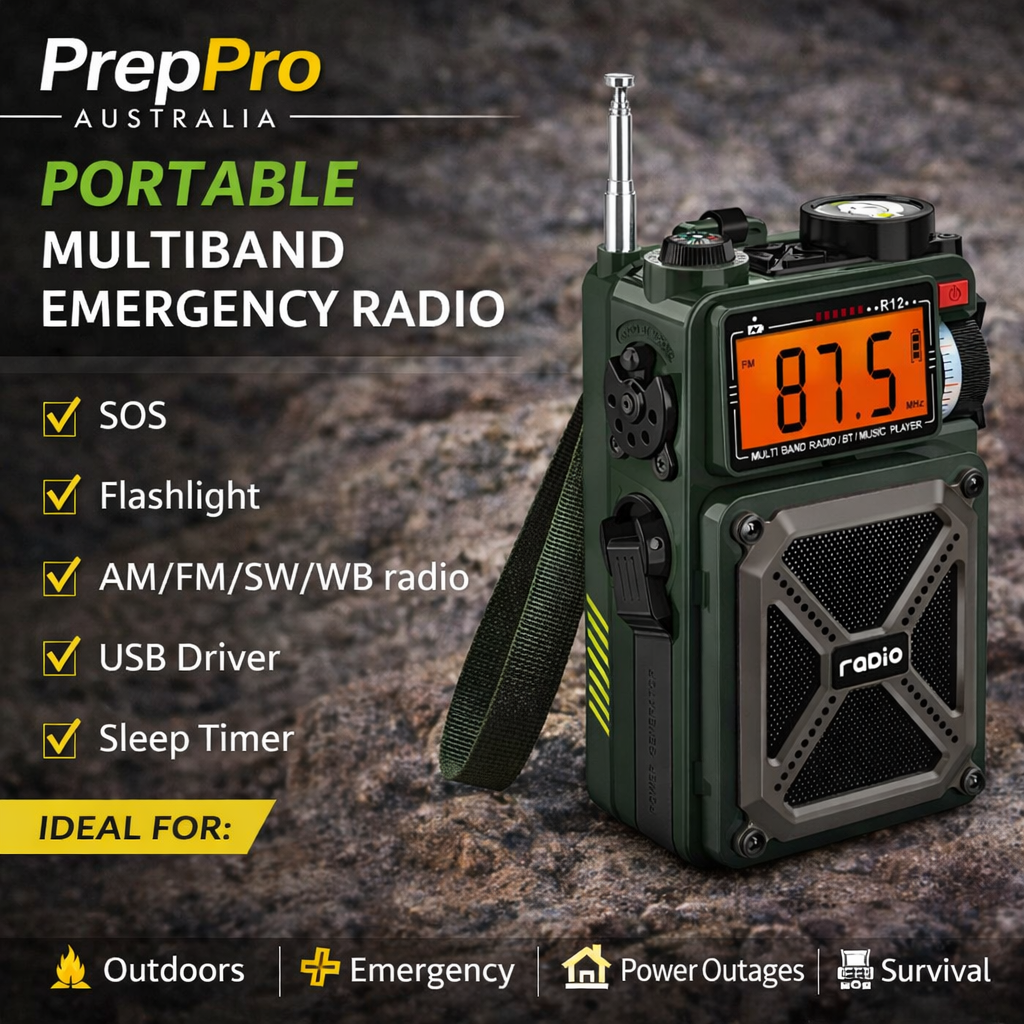 StormSignal Portable Multiband Emergency Radio | PrepPro Australia
