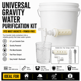 GravityFlow Water Purification System – Bucket Compatible