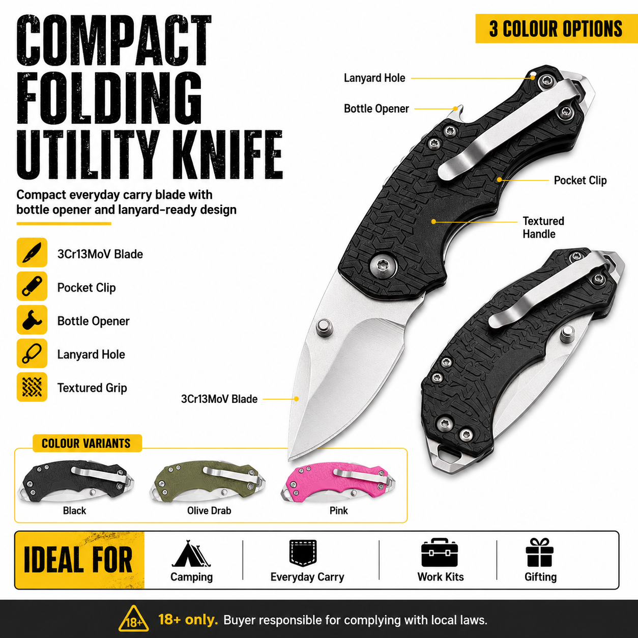 Compact Folding Utility Knife