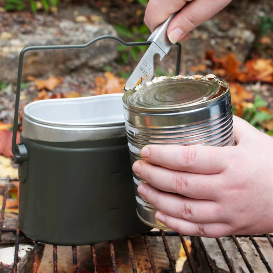 German-Style Aluminium Mess Tin Set with Utensils