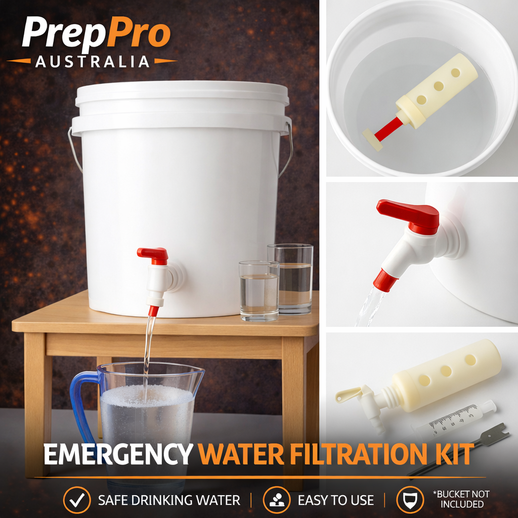 GravityFlow Water Purification System – Bucket Compatible | PrepPro