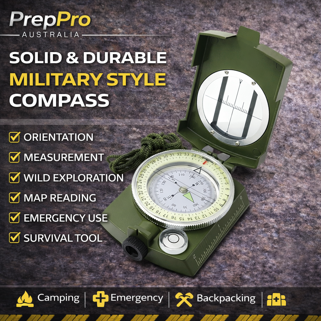 Tactical Survival Compass – Navigation Tool | PrepPro