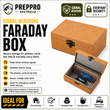 SignalVault Faraday Security Box – RFID & Key Fob Signal Blocking Storage