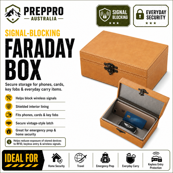 SignalVault Faraday Security Box – RFID & Key Fob Signal Blocking Storage