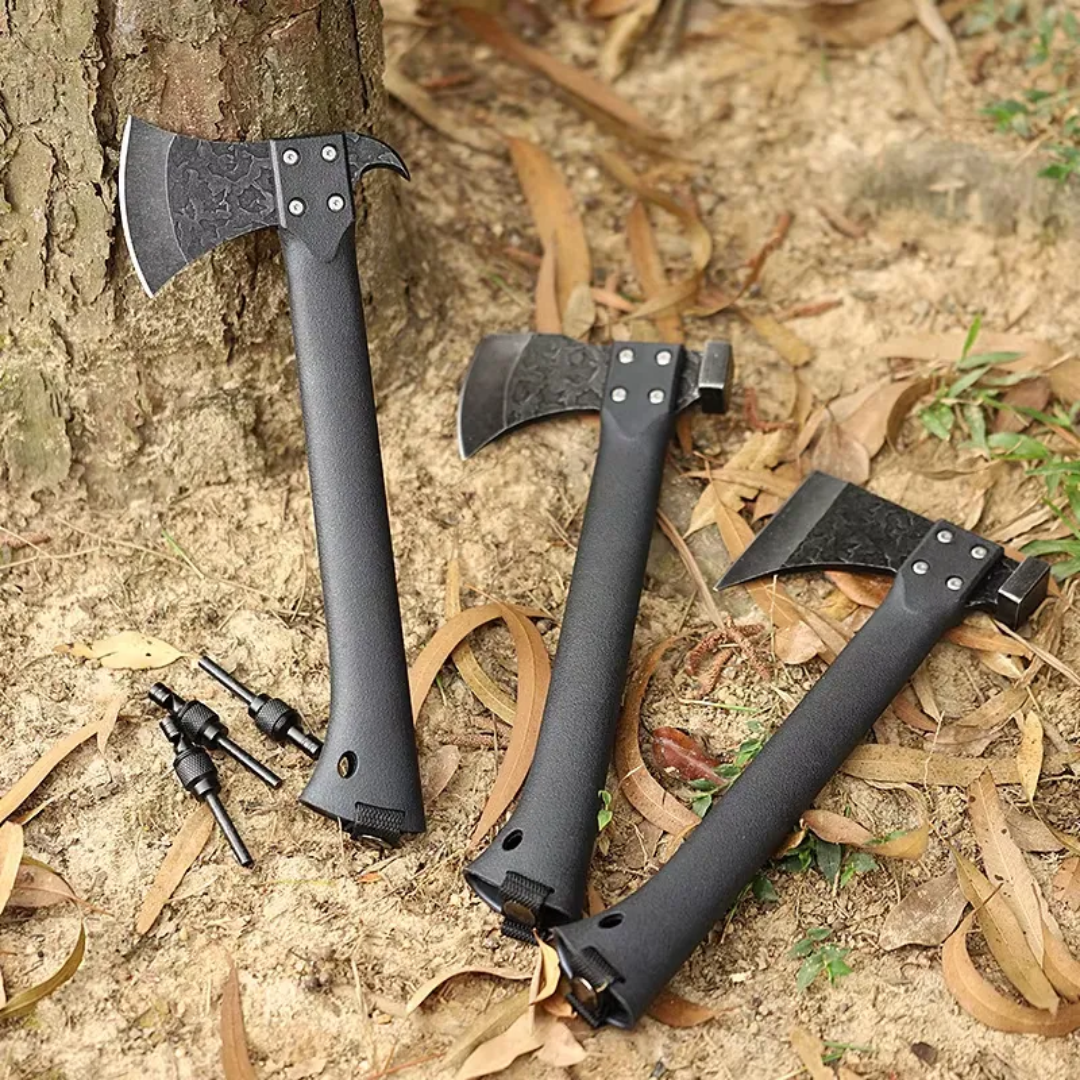 PrepPro Survival Axe & Knife Set – Multi-Purpose Outdoor Tool