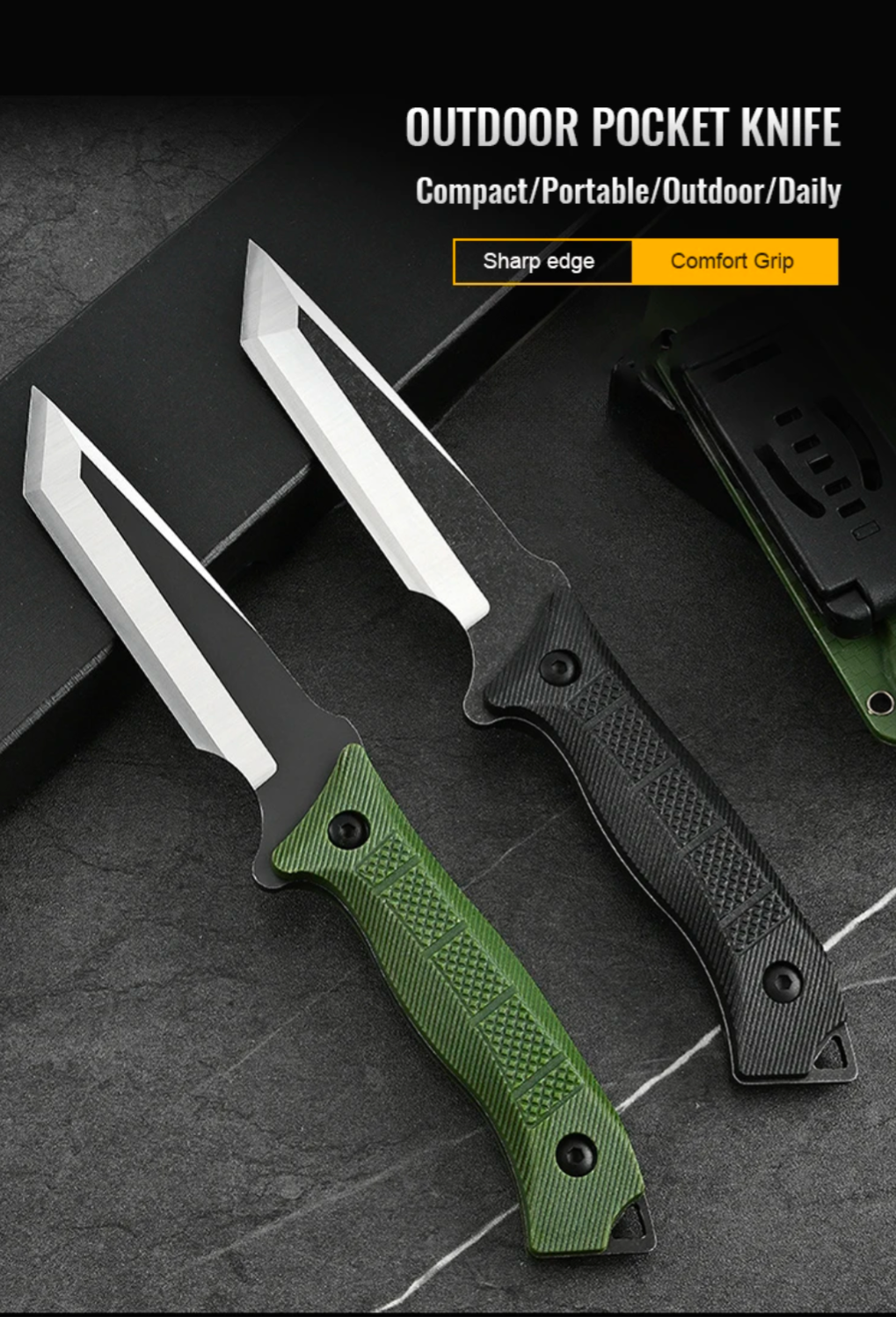 PrepPro Recon – Tactical Fixed Blade Survival Knife