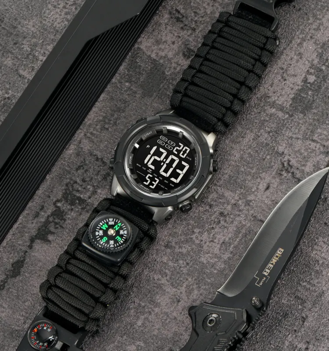 Tactical Paracord Survival Watch
