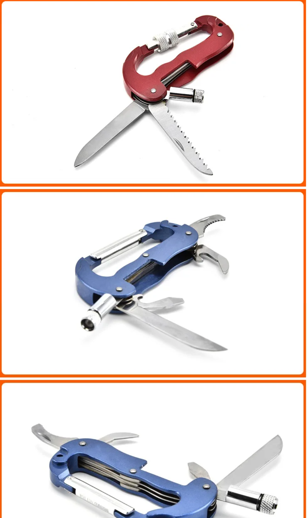 PrepPro Carabiner Multi-Tool – Rugged Utility in Your Pocket