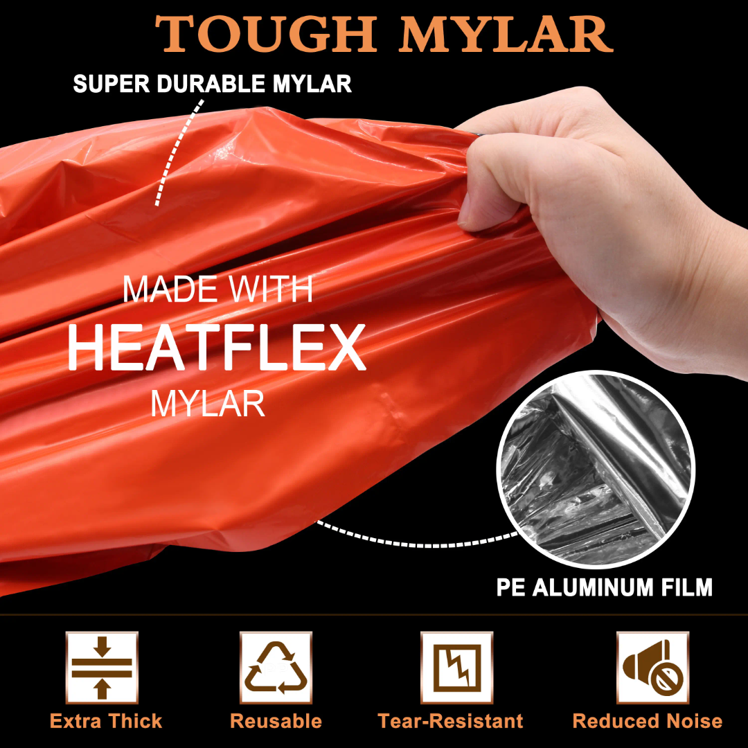 PrepPro Emergency Survival Tent – Stay Warm, Dry & Visible Anywhere