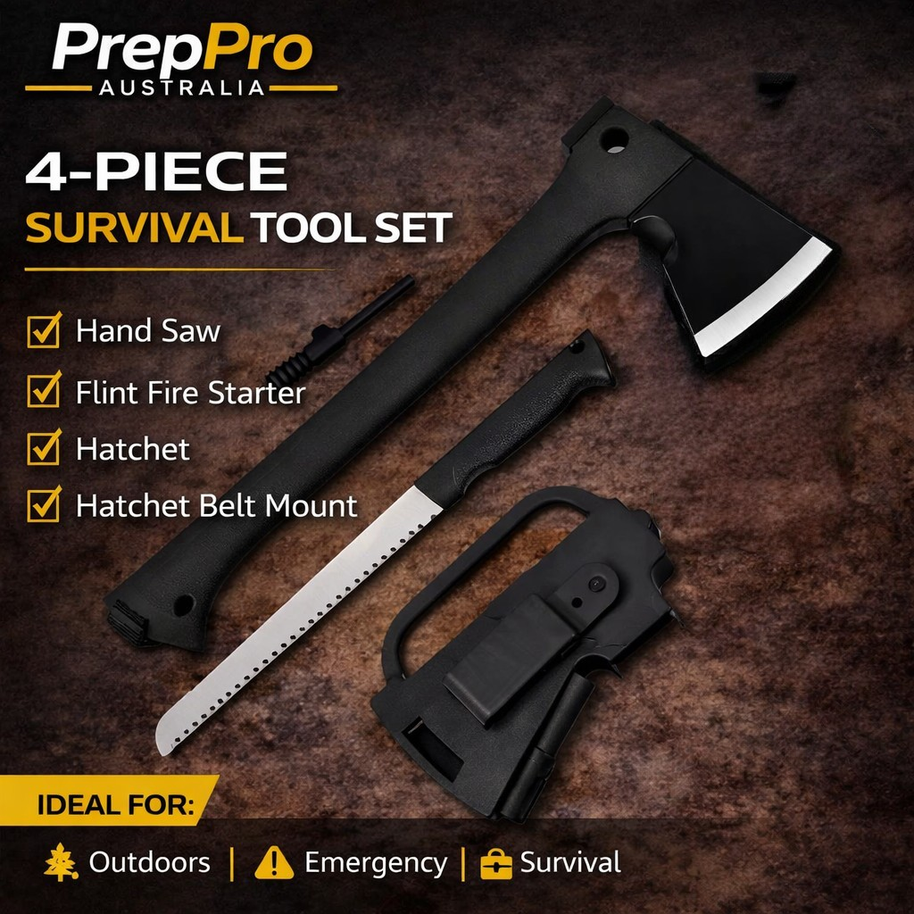 3‑in‑1 Tactical Survival Axe System | PrepPro