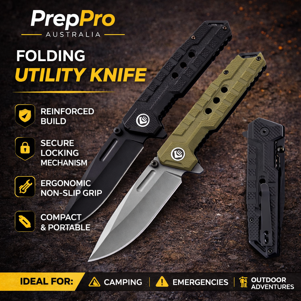 Talon Folding Utility Knife – Compact Outdoor Tool | PrepPro