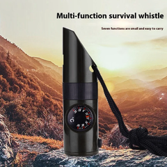 PrepPro 7-in-1 Multi-Function Survival Whistle – Compact Emergency Essential - PrepPro Australia