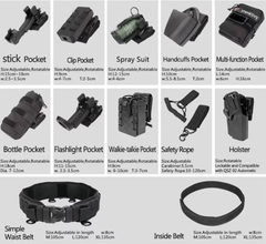 Tactical Utility Belt System – Modular Gear Setup - PrepPro Australia
