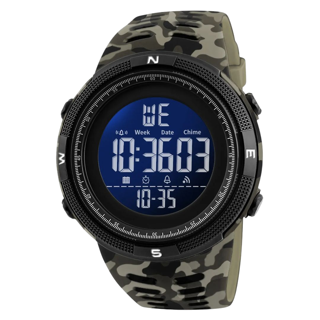 Tactical Camouflage Watch
Built for the Bold. Designed for the Prepared.