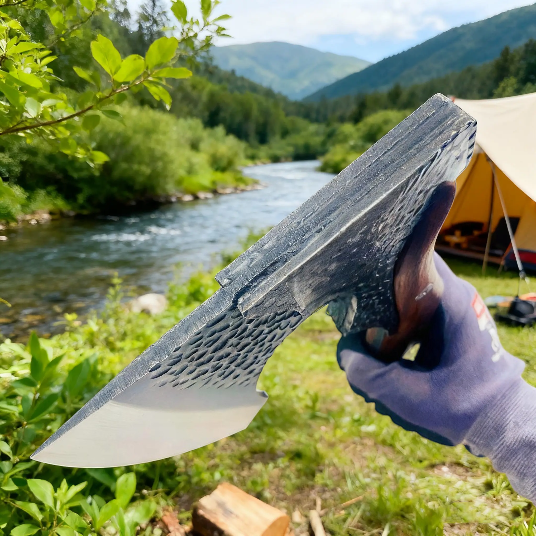 Forged Full-Tang Viking Axe – High Carbon Steel Outdoor Axe