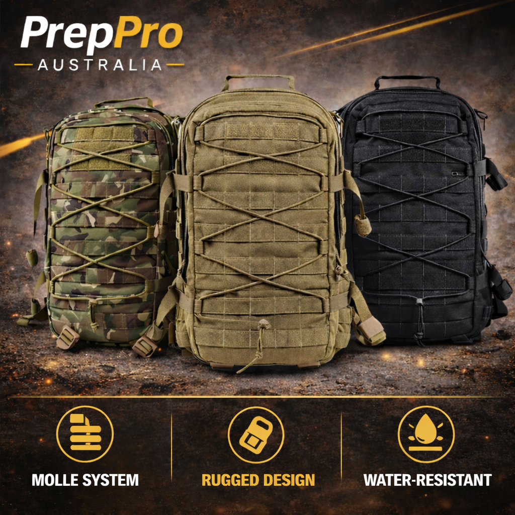 36L Tactical Backpack | Durable Outdoor & Survival Pack Australia