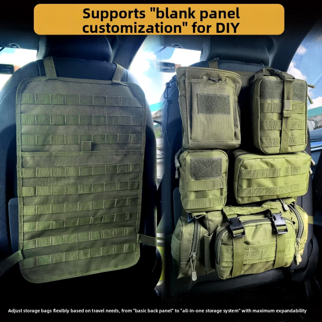 MOLLE Vehicle Seat-Back Organiser – Complete Modular Storage System