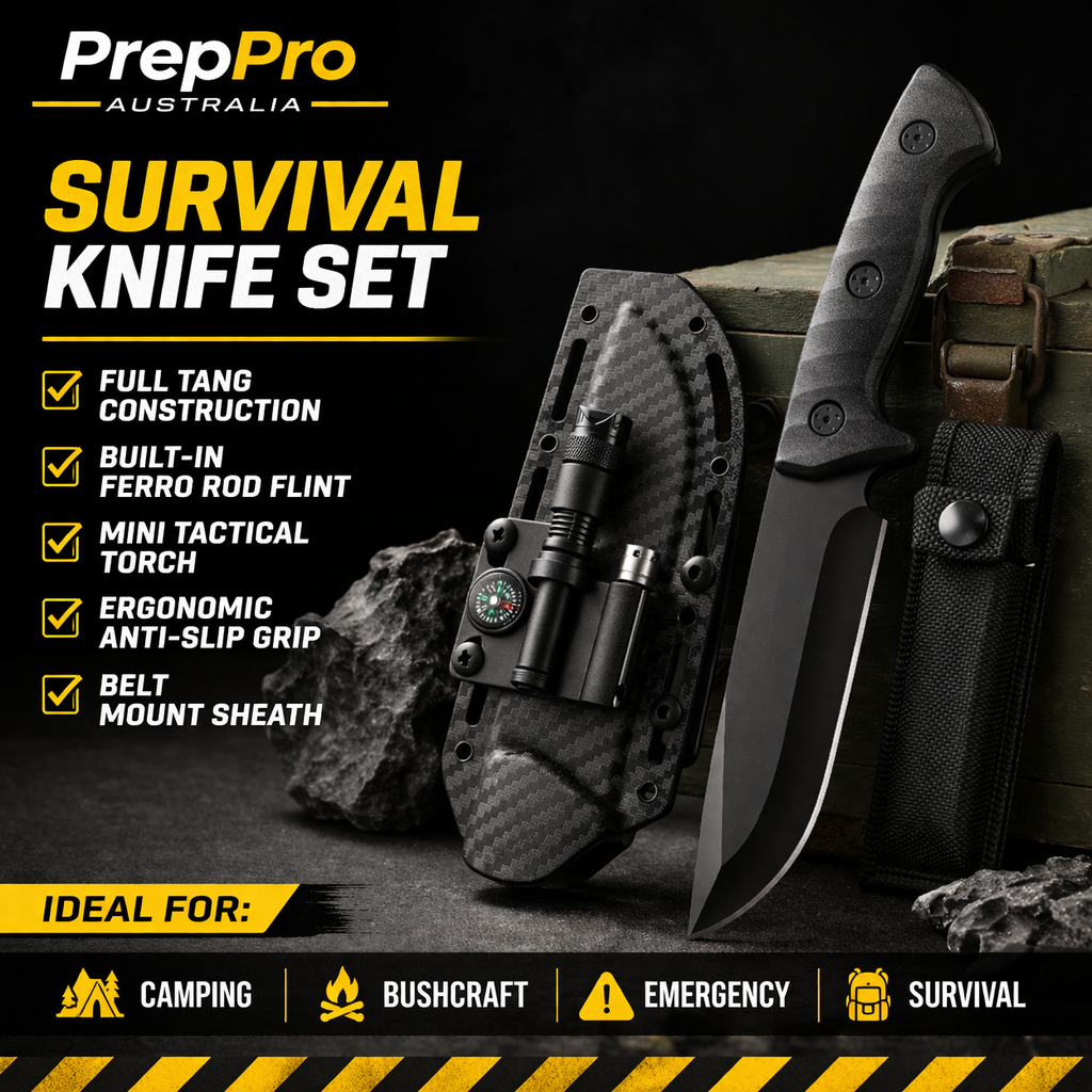 XR‑B01 Portable D2Stainless Utility Knife – Outdoor Use | PrepPro