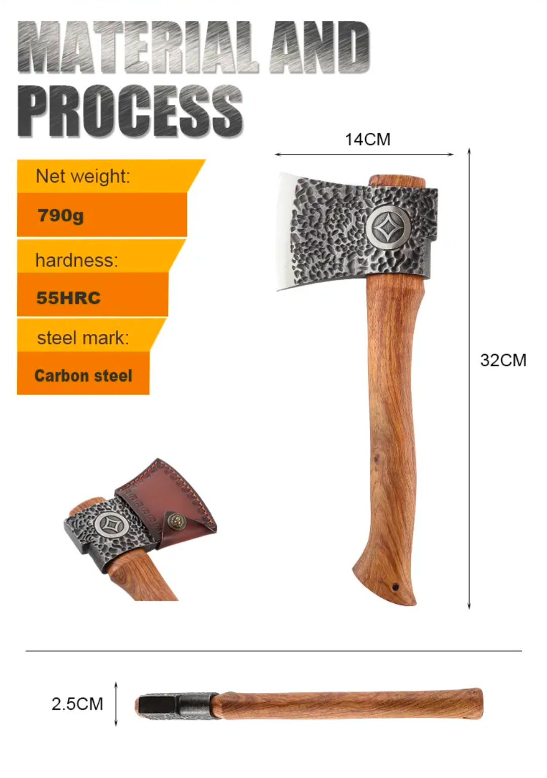 PrepPro Drengr Axe – The Viking-Inspired Camping & Survival Hatchet